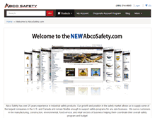 Tablet Screenshot of abcosafety.com